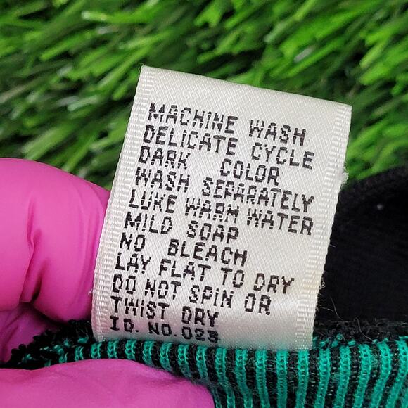 Vintage Gitano Cardigan Womens Small 22x26 Baggy Blue-Green 90s Y2K - Picture 13 of 13